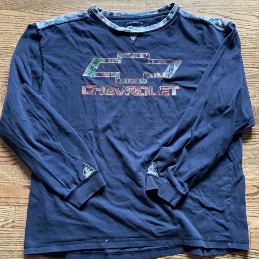 90’s Chevrolet X Real Tree camo shirt.
